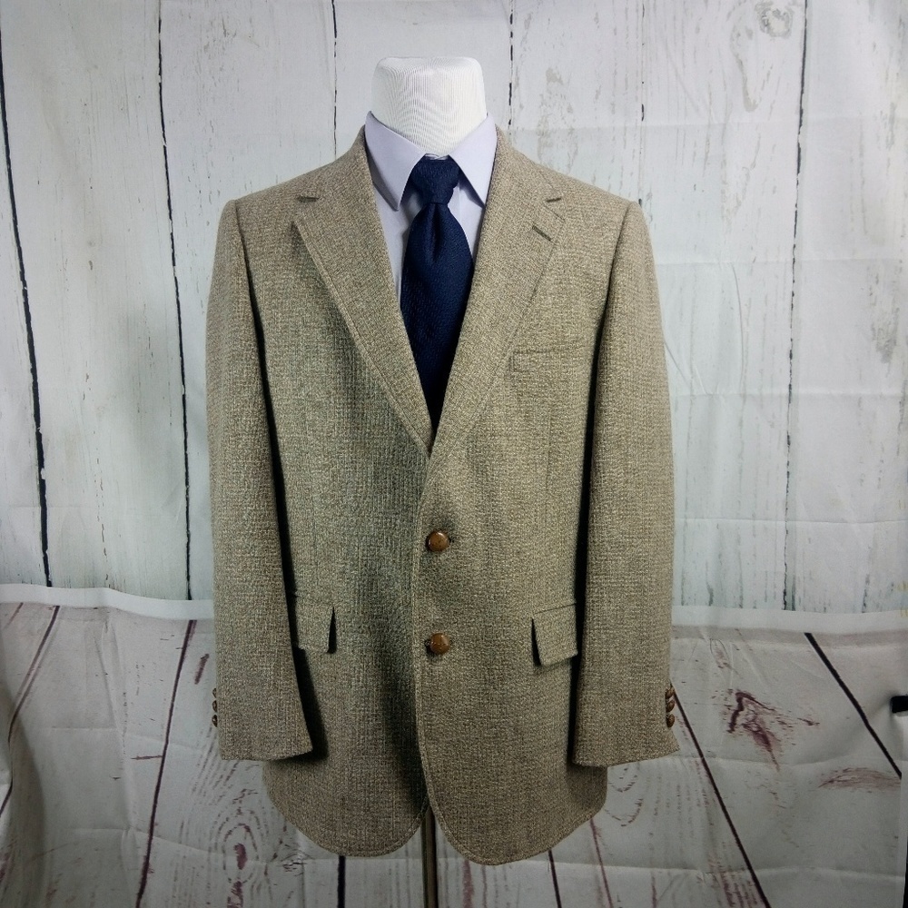 Johnny Carson 41R Brown Suit Blazer Sports Coat
